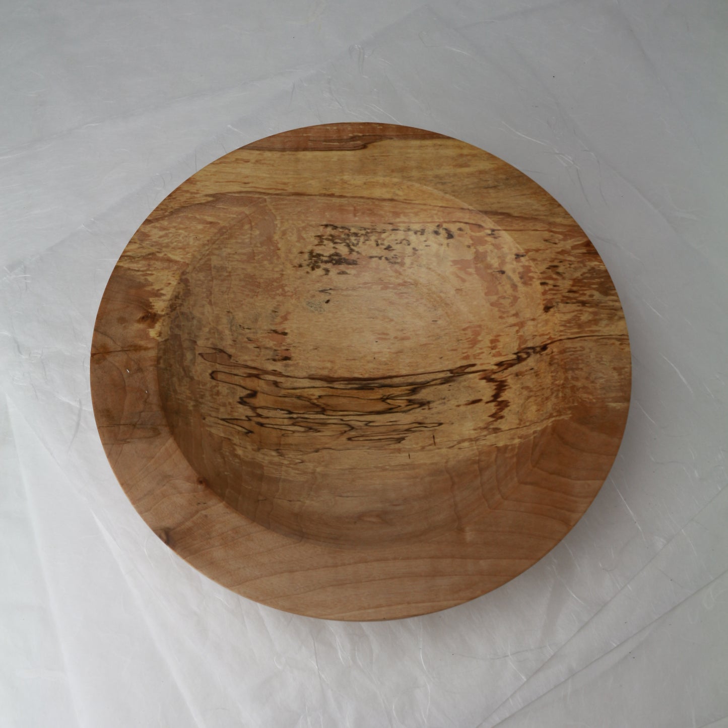 Shallow Bowl | Spalted Norway Maple | 11"diam.x 2.5"h