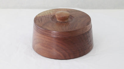 Walnut Container Series | Cookie Jar | Trinket box | Chazutsu Tea Canisters | Confectionery Plate with Lid