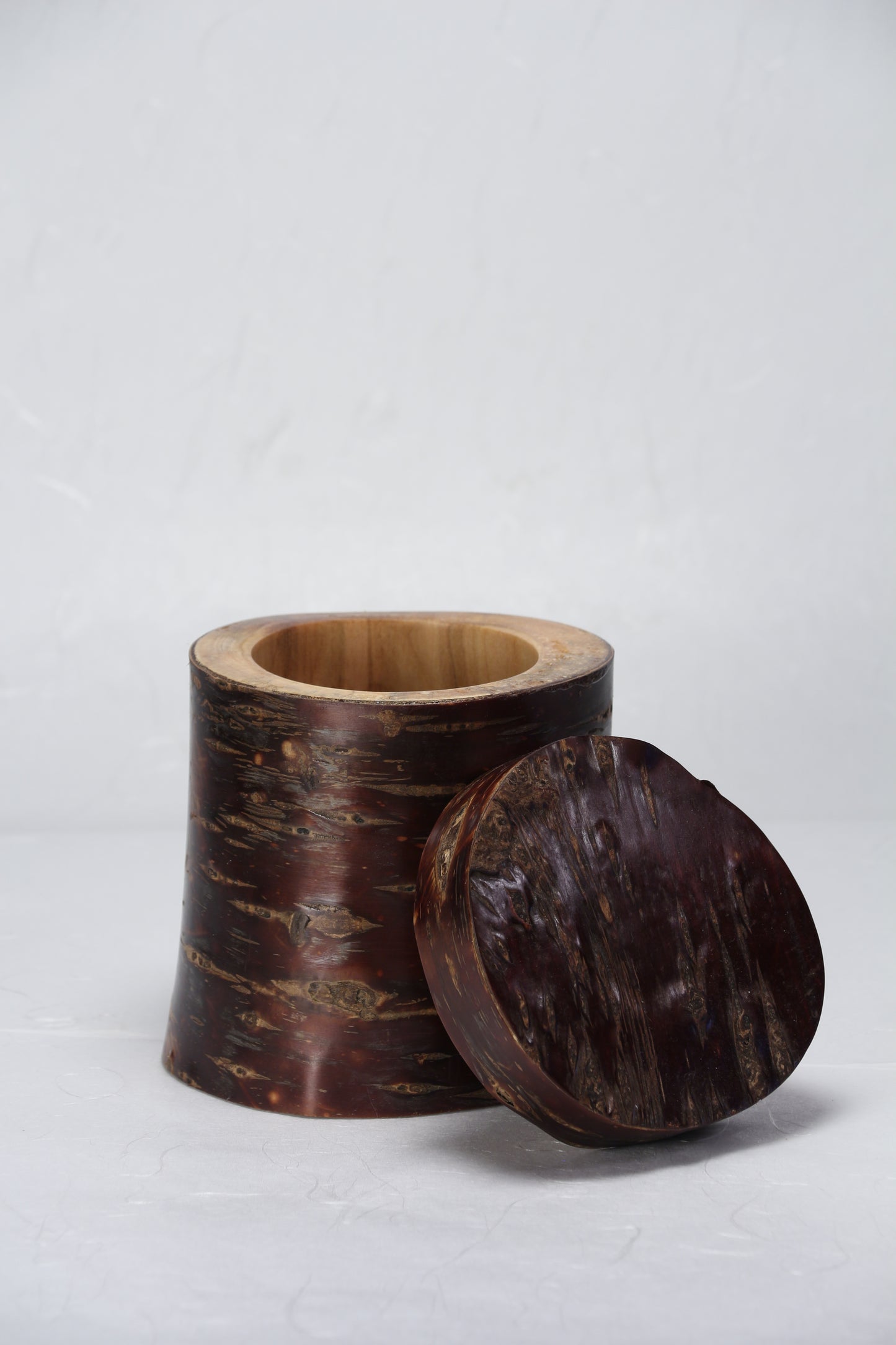 Redbark Canisters | Cherry Wood | Jars & Containers