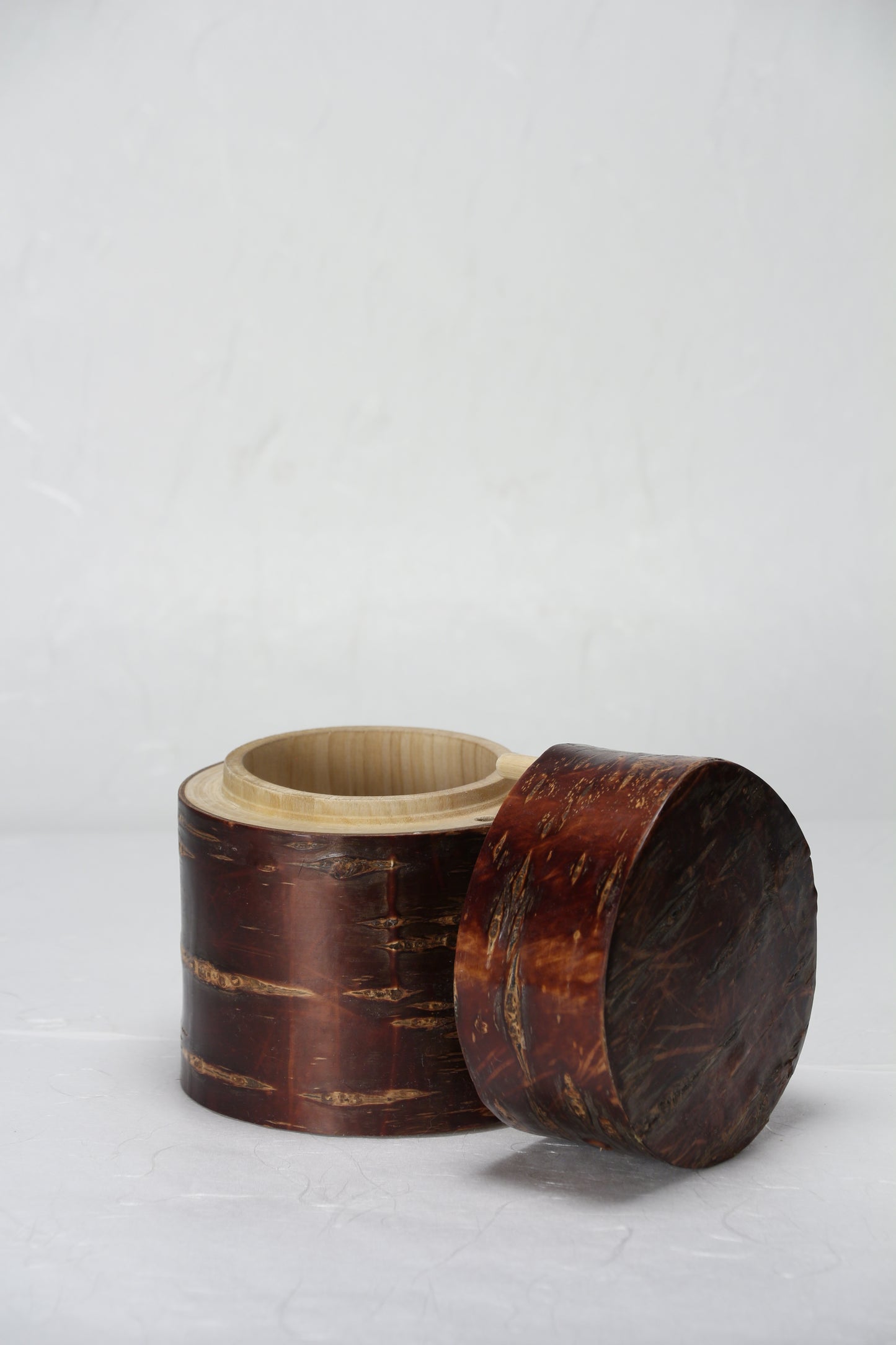 Redbark Canisters | Cherry Wood | Jars & Containers