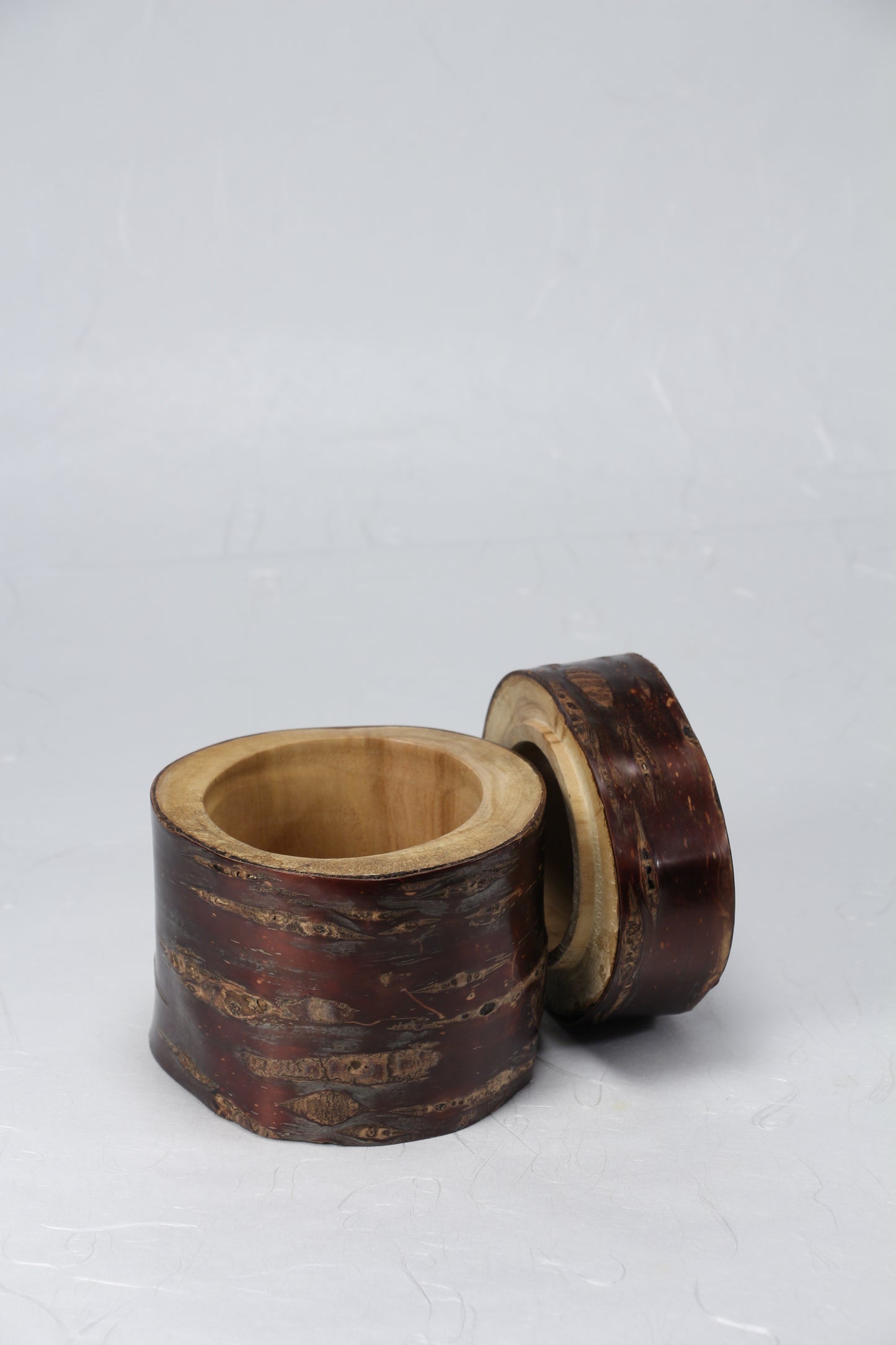 Redbark Canisters | Cherry Wood | Jars & Containers