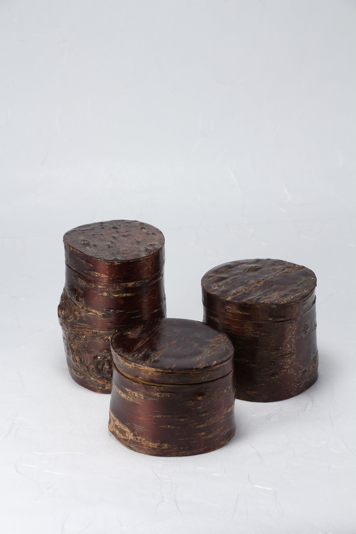 Redbark Canisters | Cherry Wood | Jars & Containers